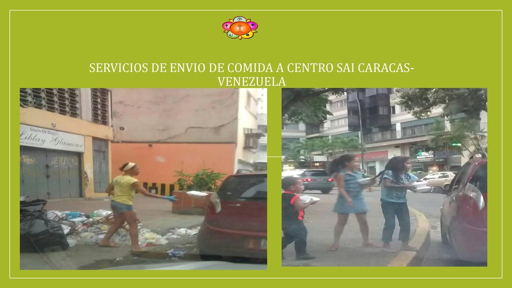 SERVICIOS DE ENVIO DE COMIDA A CENTRO SAI CARACAS- VENEZUELA