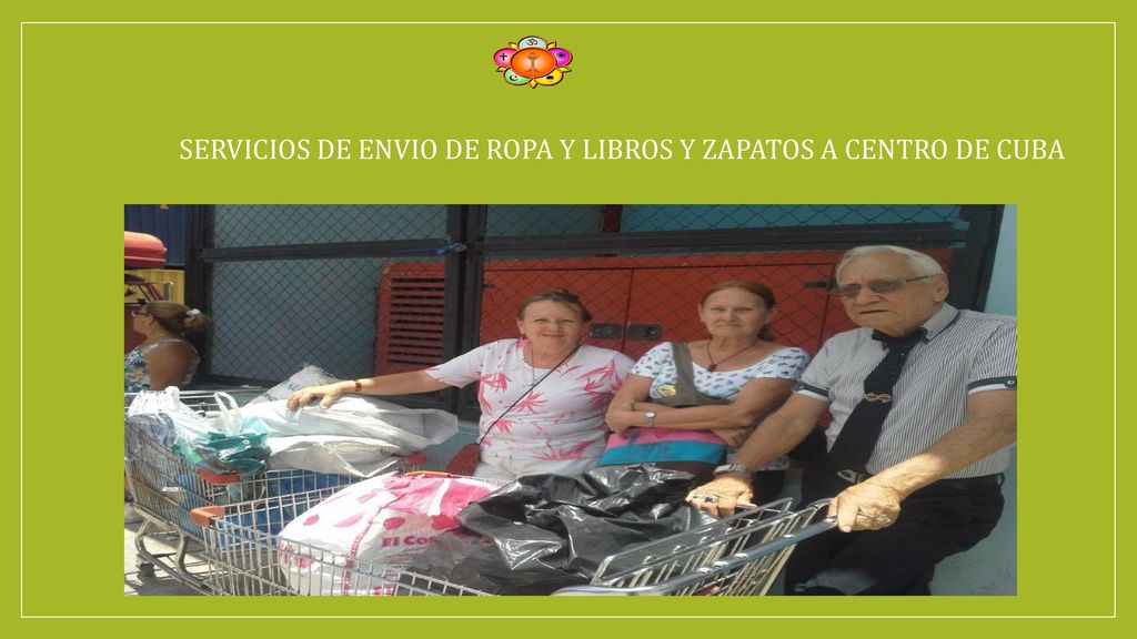 SERVICIOS DE ENVIO DE ROPA Y LIBROS Y ZAPATOS A CENTRO DE CUBA
