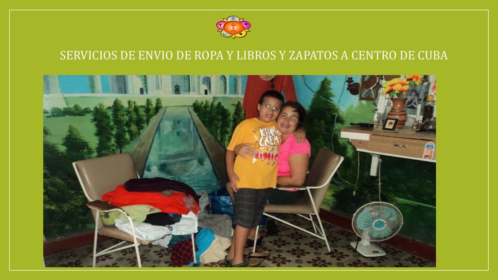 SERVICIOS DE ENVIO DE ROPA Y LIBROS Y ZAPATOS A CENTRO DE CUBA