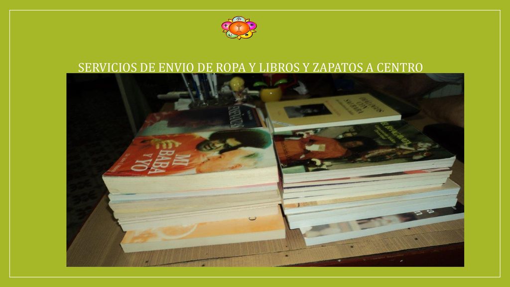 SERVICIOS DE ENVIO DE ROPA Y LIBROS Y ZAPATOS A CENTRO SAI CUBA