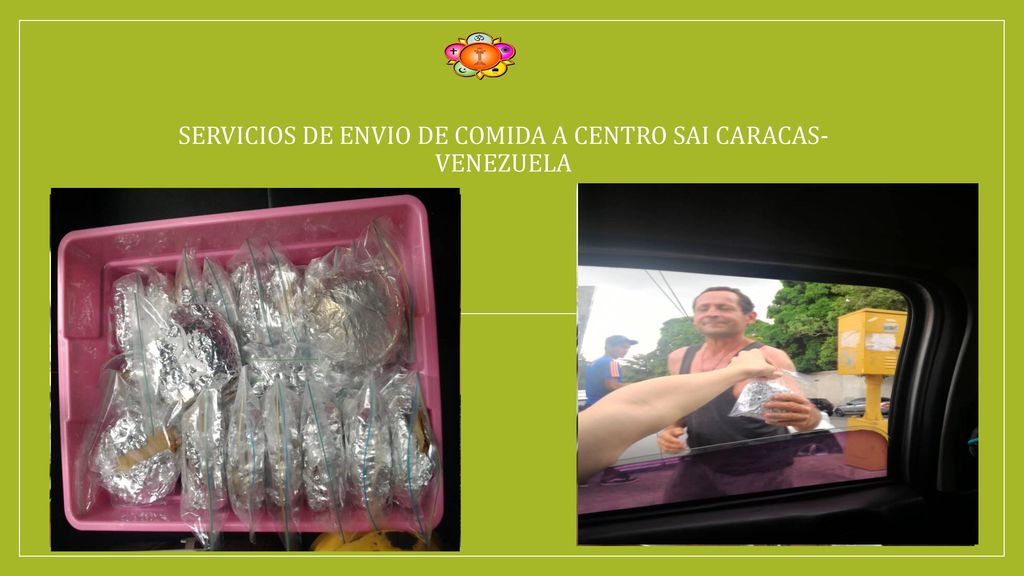 SERVICIOS DE ENVIO DE COMIDA A CENTRO SAI CARACAS- VENEZUELA