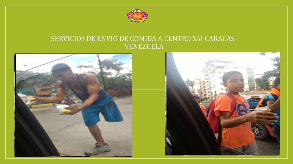SERVICIOS DE ENVIO DE COMIDA A CENTRO SAI CARACAS- VENEZUELA