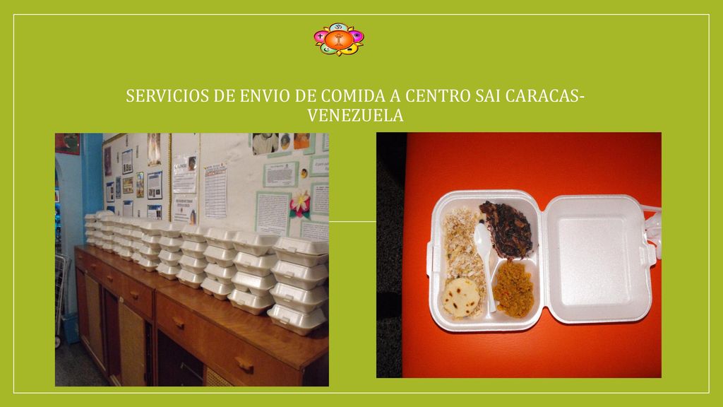 SERVICIOS DE ENVIO DE COMIDA A CENTRO SAI CARACAS- VENEZUELA