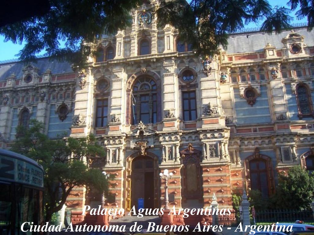Palacio Aguas Argentinas Ciudad Autonoma de Buenos Aires - Argentina