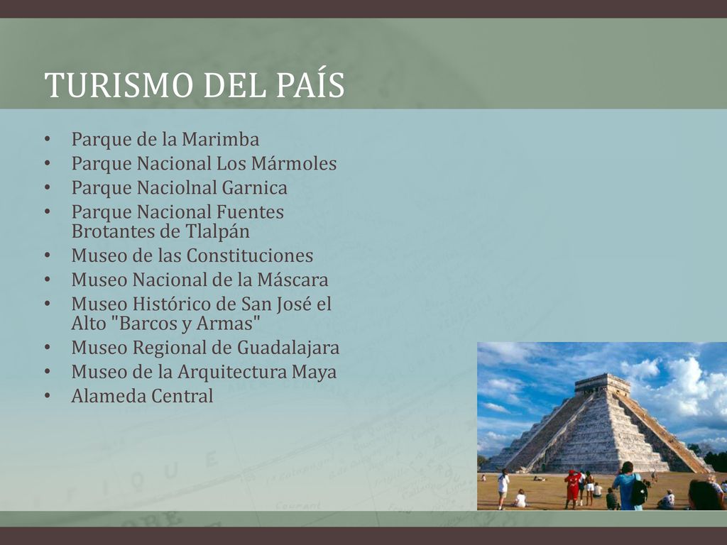 Turismo del país Parque de la Marimba Parque Nacional Los Mármoles