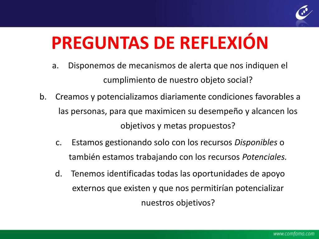 PREGUNTAS DE REFLEXIÓN