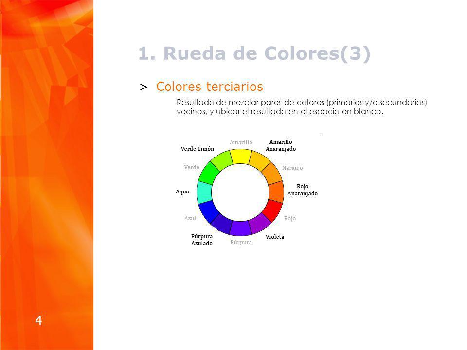1. Rueda de Colores(3) Colores terciarios 4