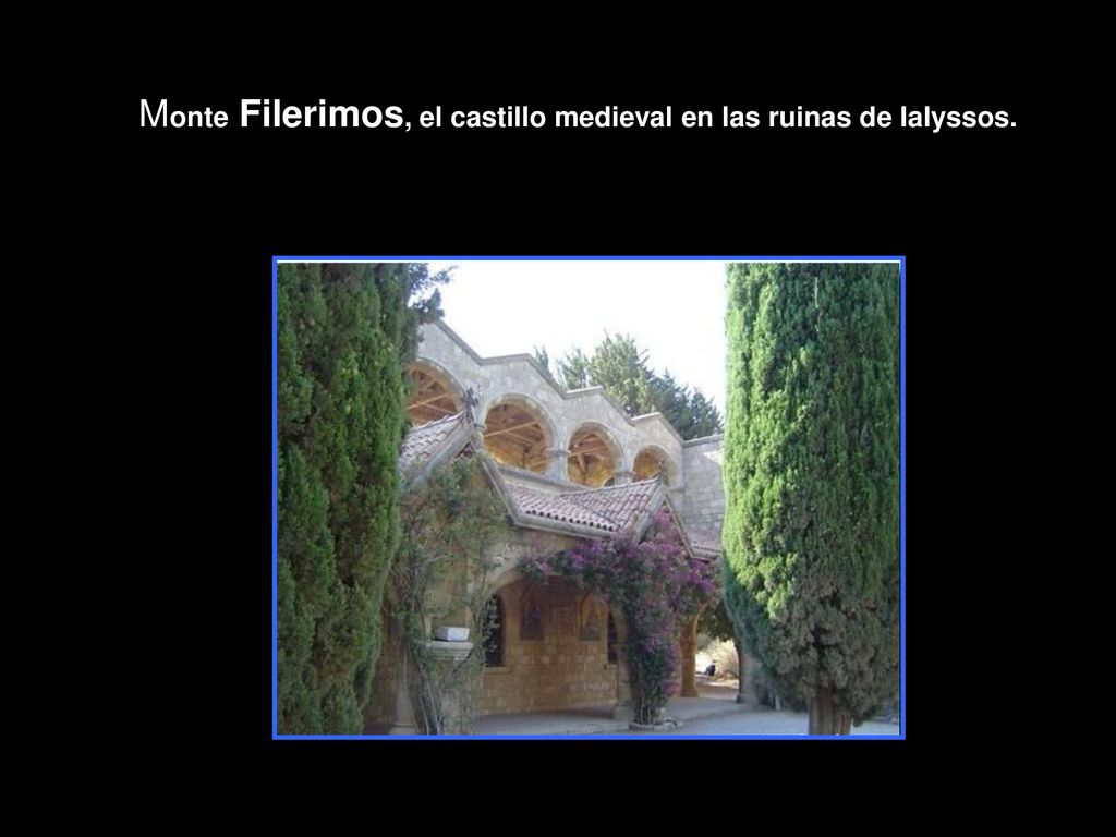 Monte Filerimos, el castillo medieval en las ruinas de Ialyssos.