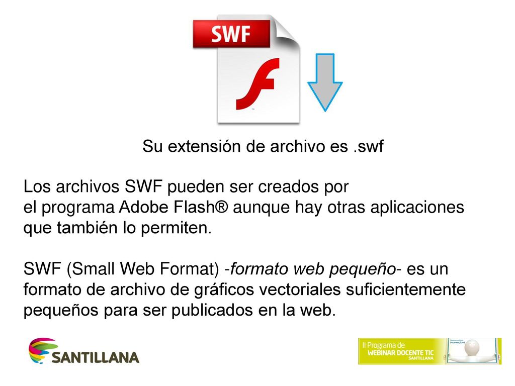 Perforar solamente carga Módulo: Elementos SWF aplicados para educar - ppt descargar