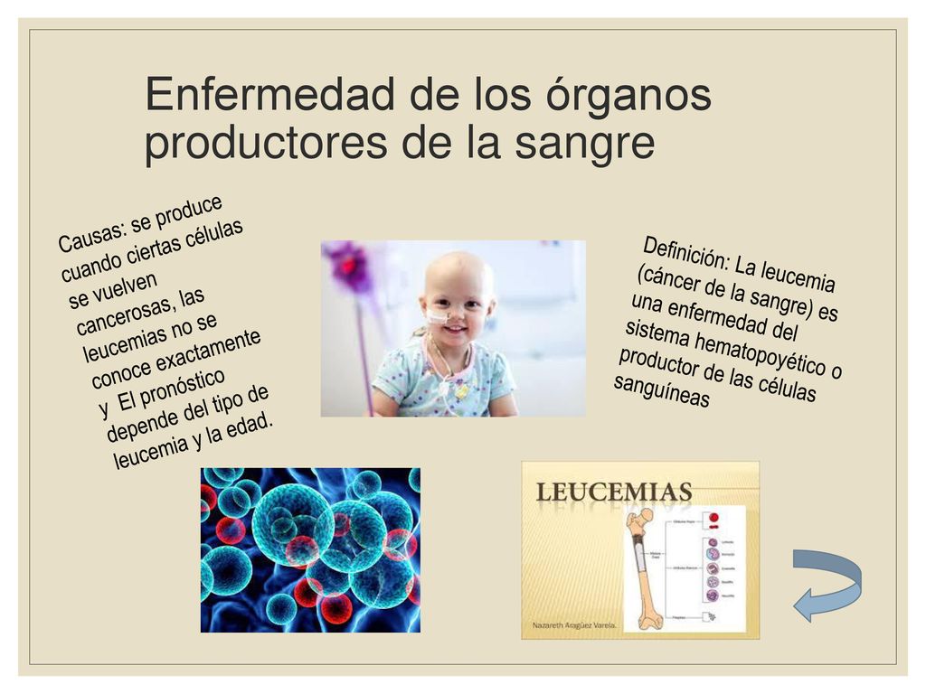 Enfermedad de los órganos productores de la sangre