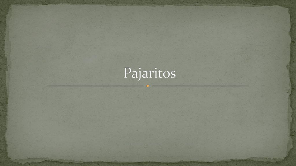 Pajaritos