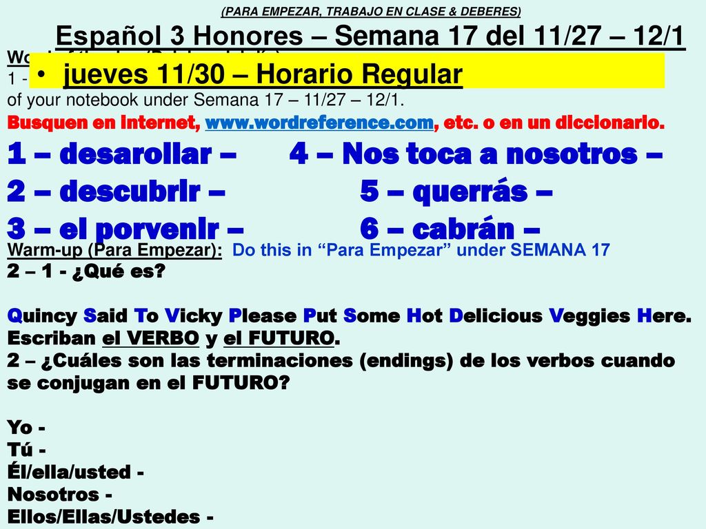 1 – desarollar – 4 – Nos toca a nosotros –
