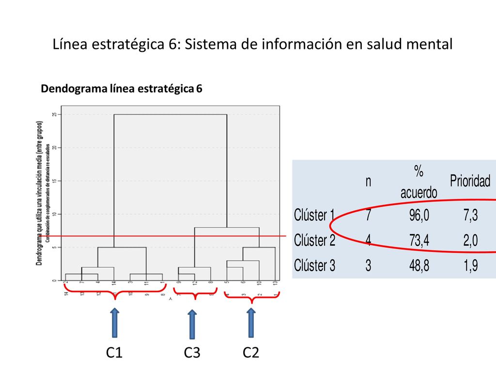 Línea estratégica 6: Sistema de información en salud mental