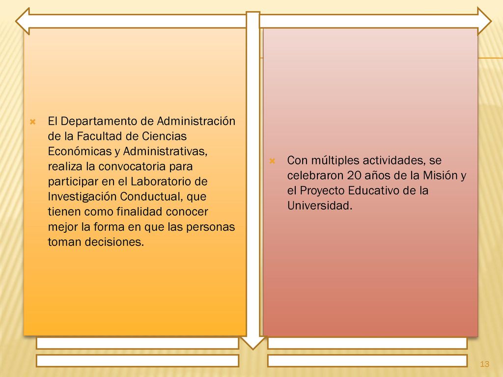 El Departamento de Administración de la Facultad de Ciencias Económicas y Administrativas, realiza la convocatoria para participar en el Laboratorio de Investigación Conductual, que tienen como finalidad conocer mejor la forma en que las personas toman decisiones.