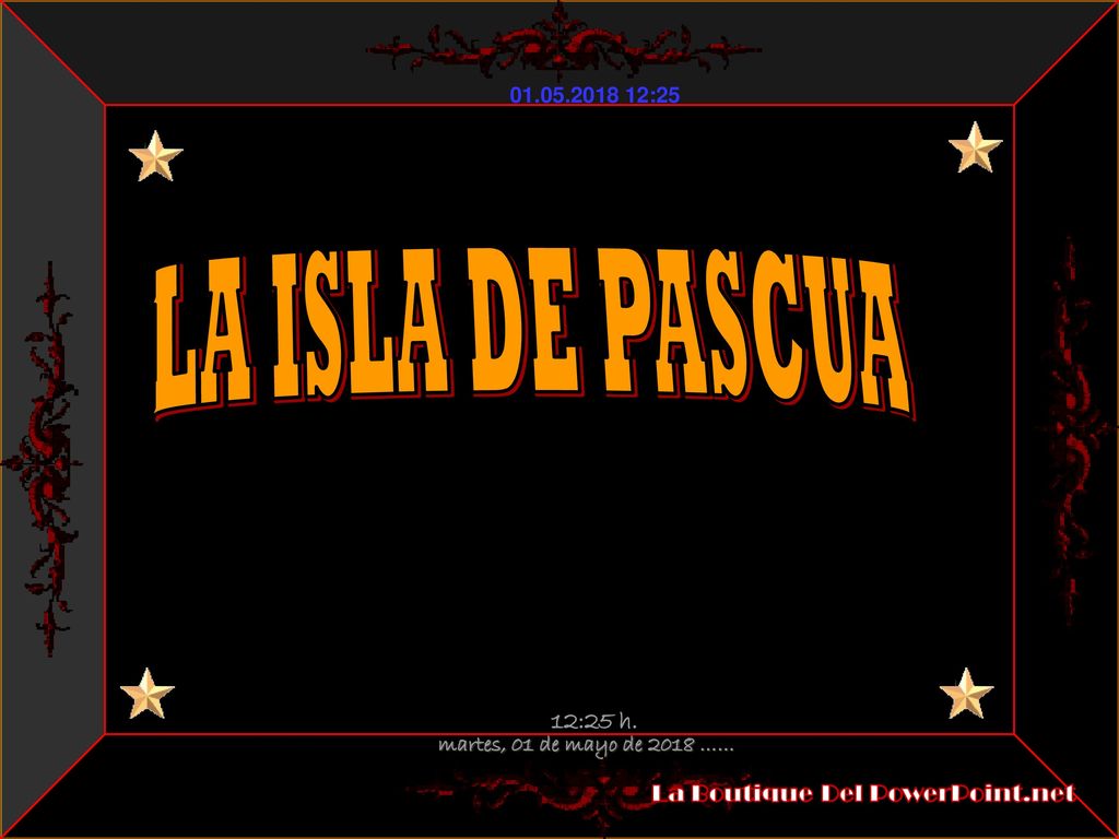 LA ISLA DE PASCUA martes, 01 de mayo de 2018 …… 12:25 h.