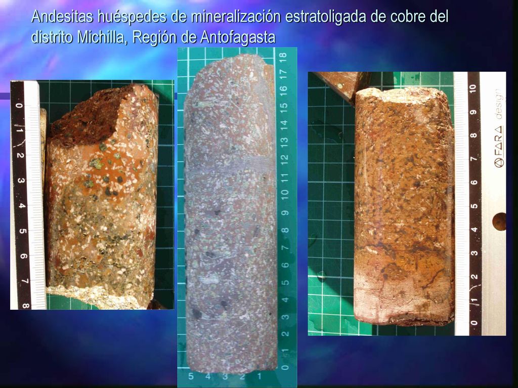 Andesitas huéspedes de mineralización estratoligada de cobre del distrito Michilla, Región de Antofagasta