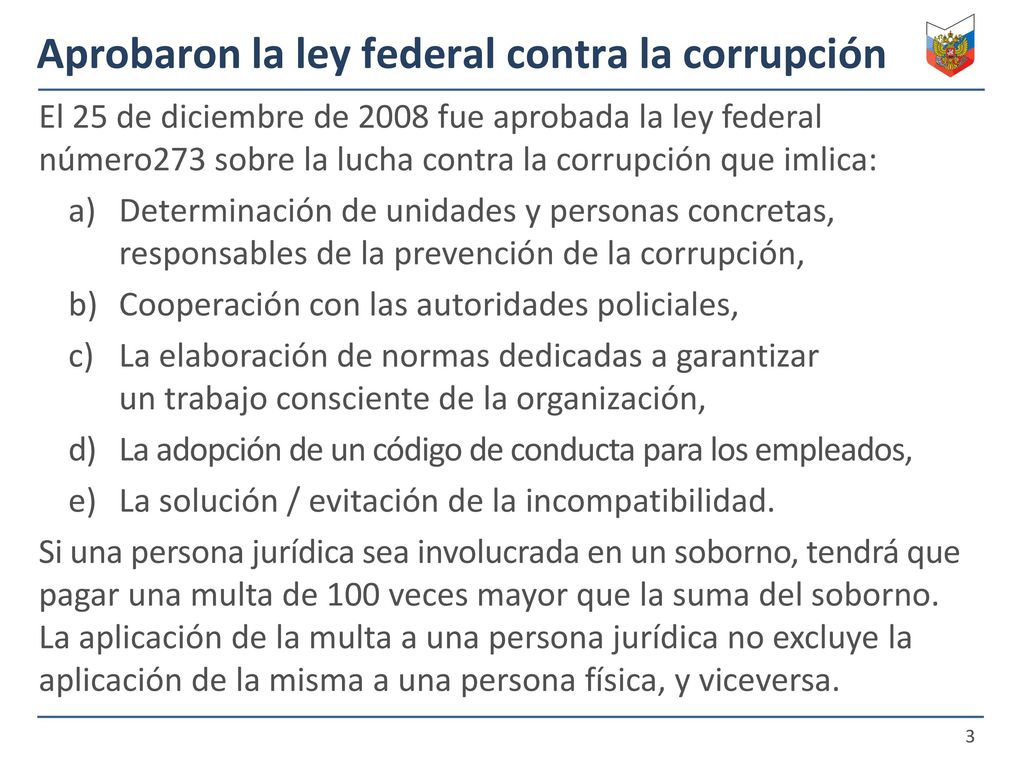 Aprobaron la ley federal contra la corrupción
