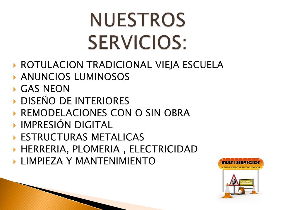 NUESTROS SERVICIOS: ROTULACION TRADICIONAL VIEJA ESCUELA