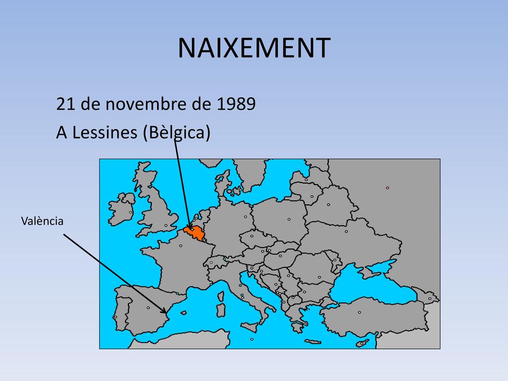NAIXEMENT 21 de novembre de 1989 A Lessines (Bèlgica) València