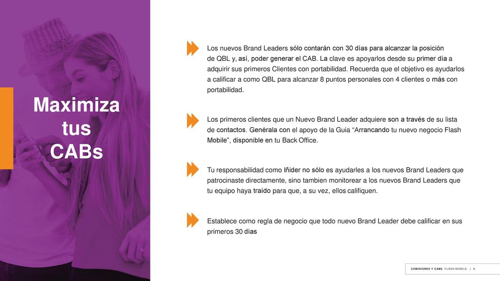 Los nuevos Brand Leaders sólo contarán con 30 días para alcanzar la posición de QBL y, así, poder generar el CAB. La clave es apoyarlos desde su primer día a