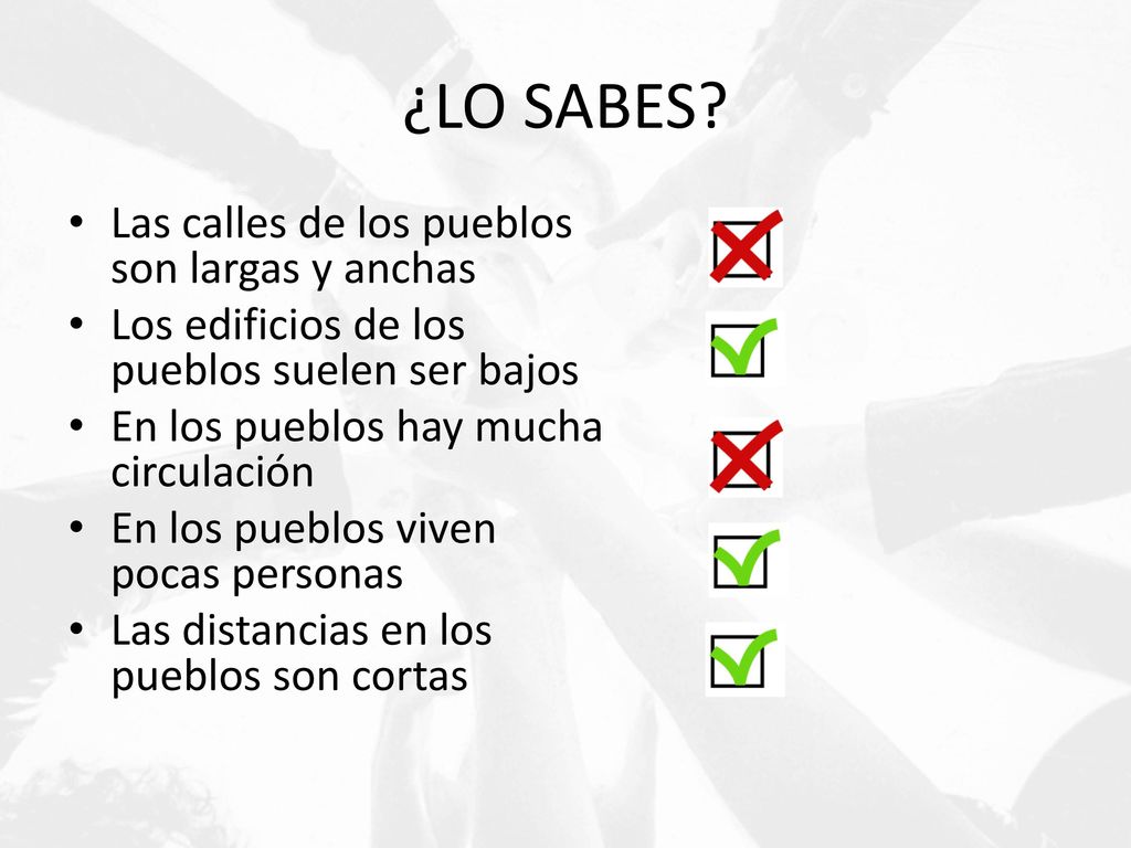¿LO SABES Las calles de los pueblos son largas y anchas