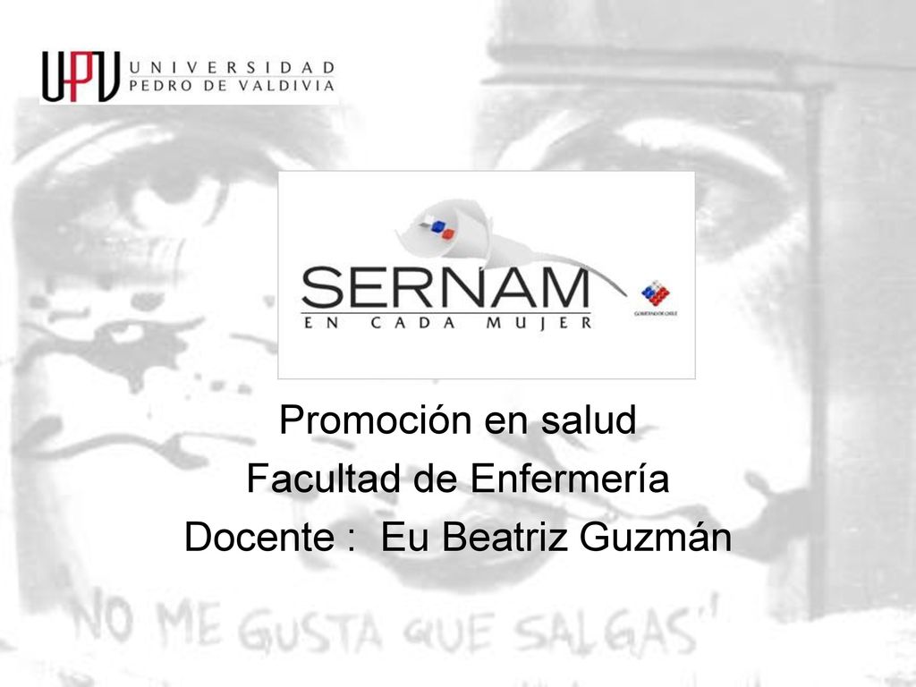 Promoción en salud Facultad de Enfermería Docente : Eu Beatriz Guzmán