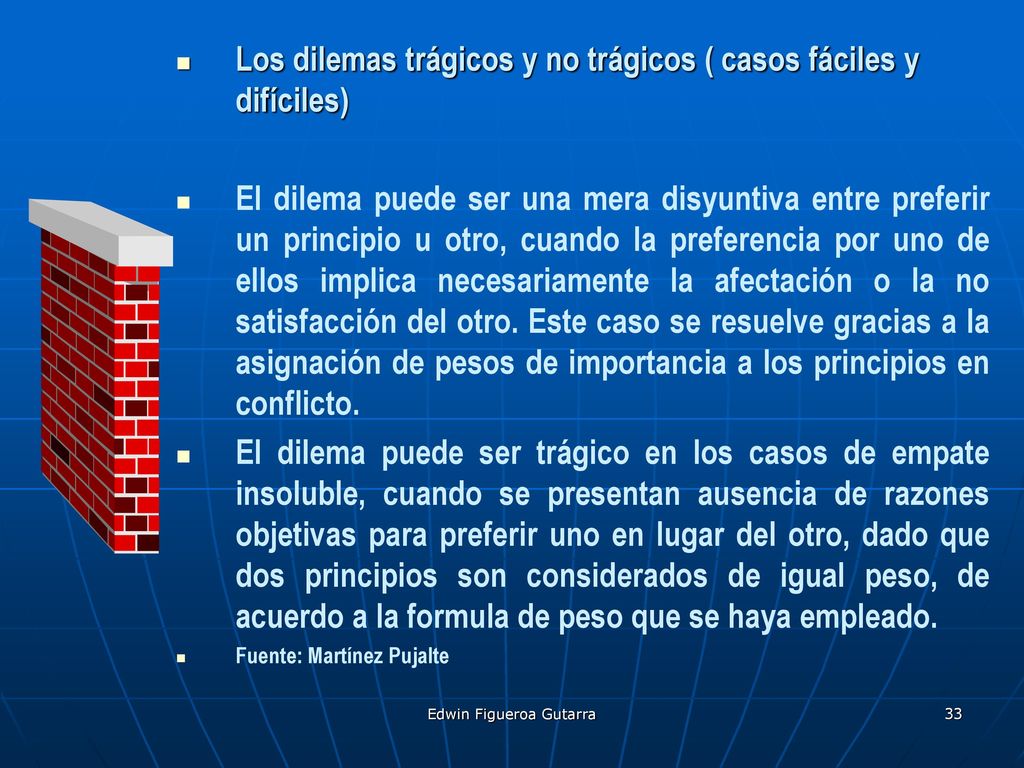 Los dilemas trágicos y no trágicos ( casos fáciles y difíciles)