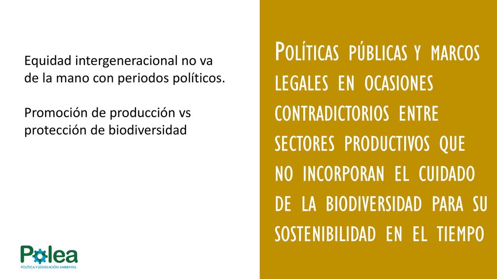Equidad intergeneracional no va de la mano con periodos políticos.