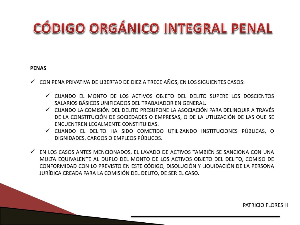 PENAS Con pena privativa de libertad de diez a trece años, en los siguientes casos:
