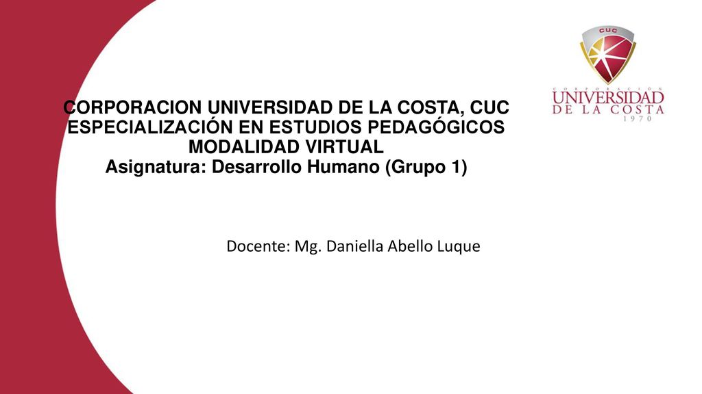 Docente: Mg. Daniella Abello Luque