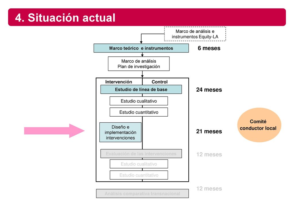 4. Situación actual 6 meses 24 meses 21 meses 12 meses 12 meses Comité