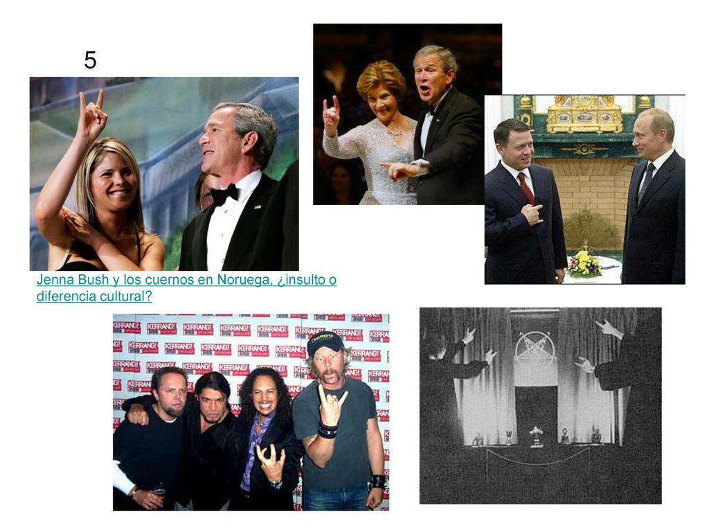 5 Jenna Bush y los cuernos en Noruega, ¿insulto o diferencia cultural