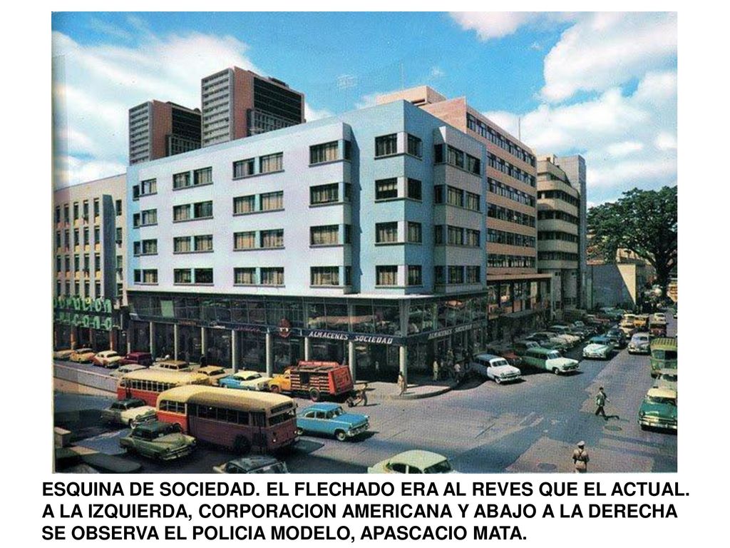 ESQUINA DE SOCIEDAD. EL FLECHADO ERA AL REVES QUE EL ACTUAL.