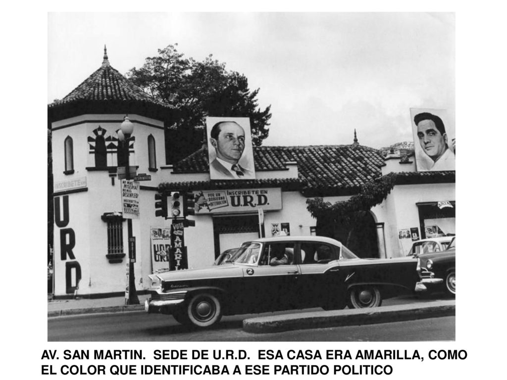 AV. SAN MARTIN. SEDE DE U.R.D. ESA CASA ERA AMARILLA, COMO