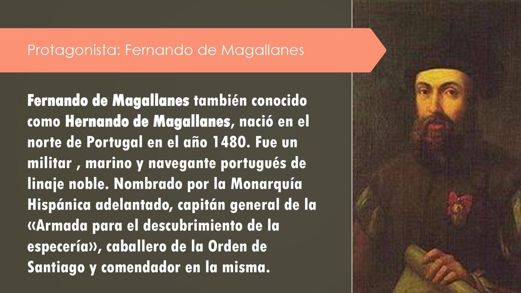 Protagonista: Fernando de Magallanes