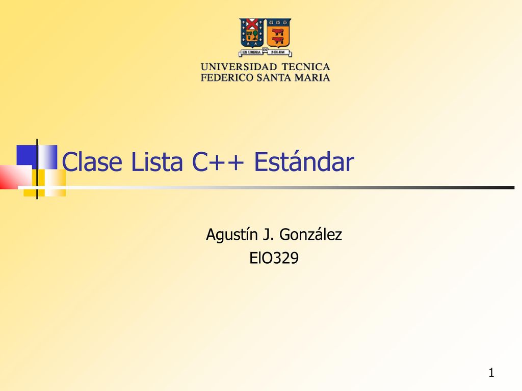 Clase Lista C++ Estándar