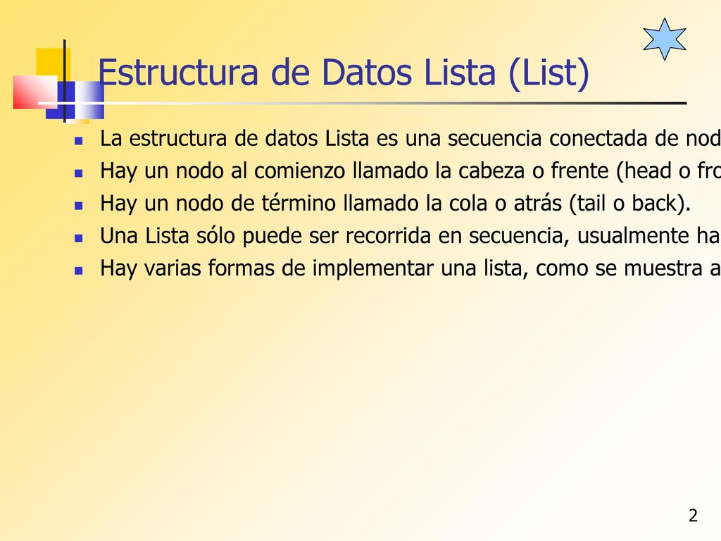 Estructura de Datos Lista (List)‏