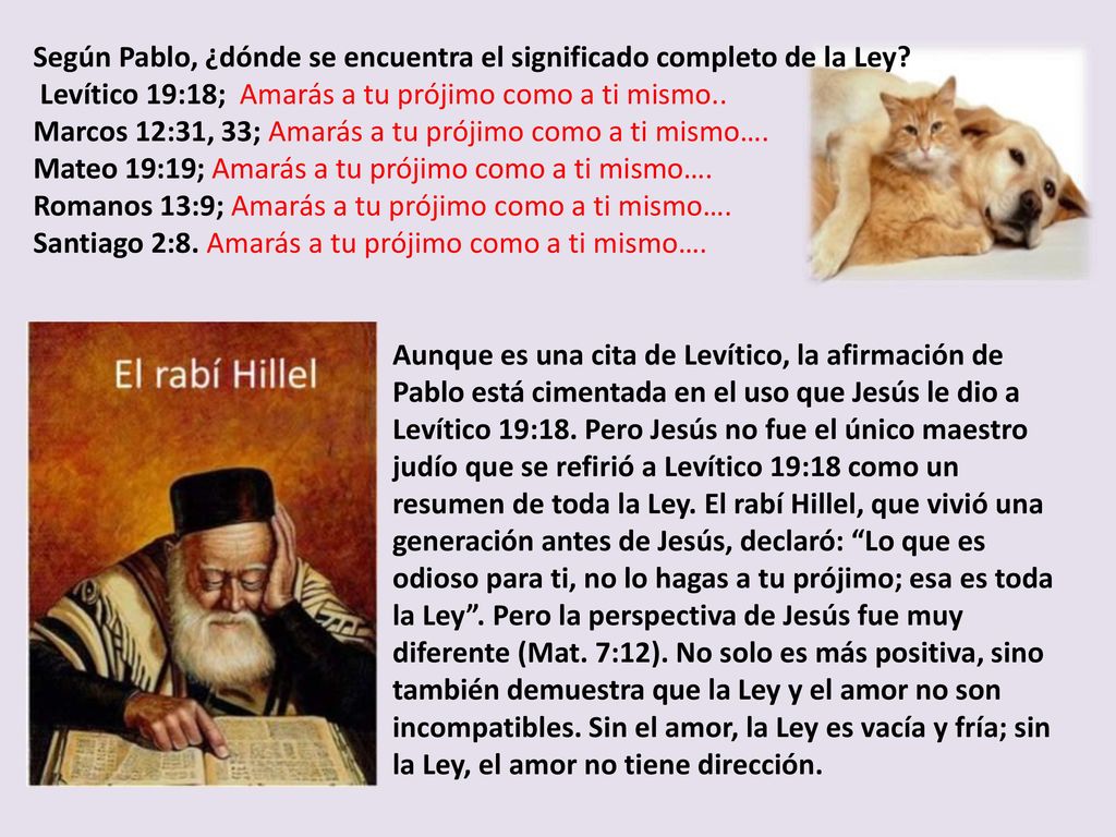 Según Pablo, ¿dónde se encuentra el significado completo de la Ley