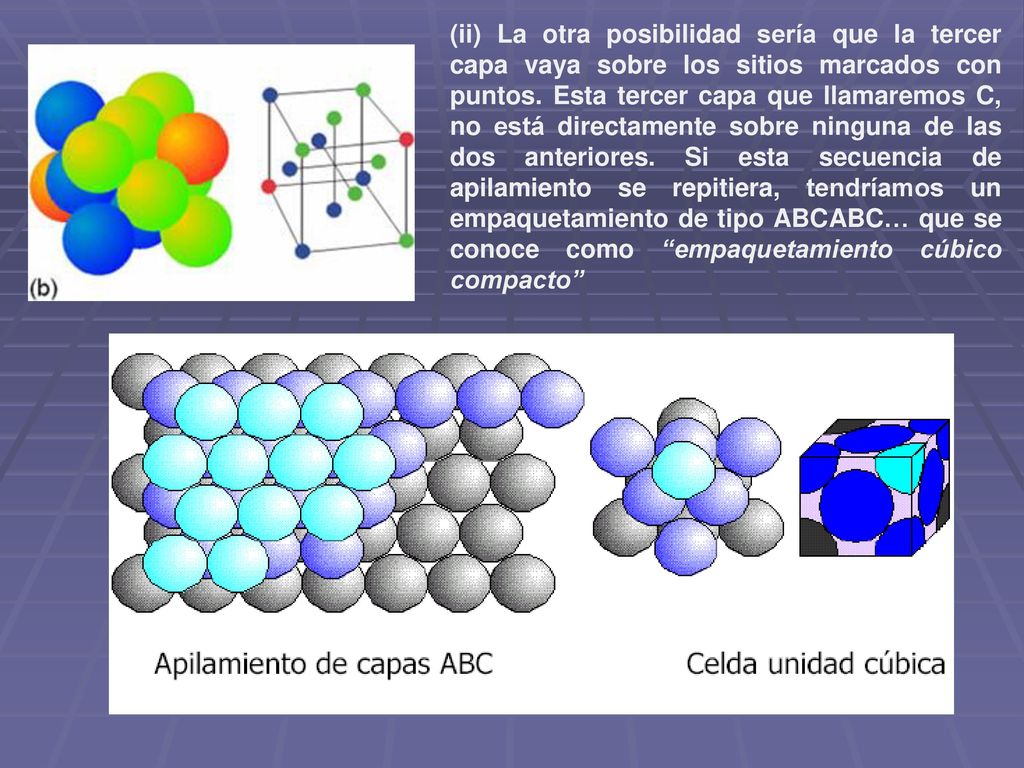 (ii) La otra posibilidad sería que la tercer capa vaya sobre los sitios marcados con puntos.