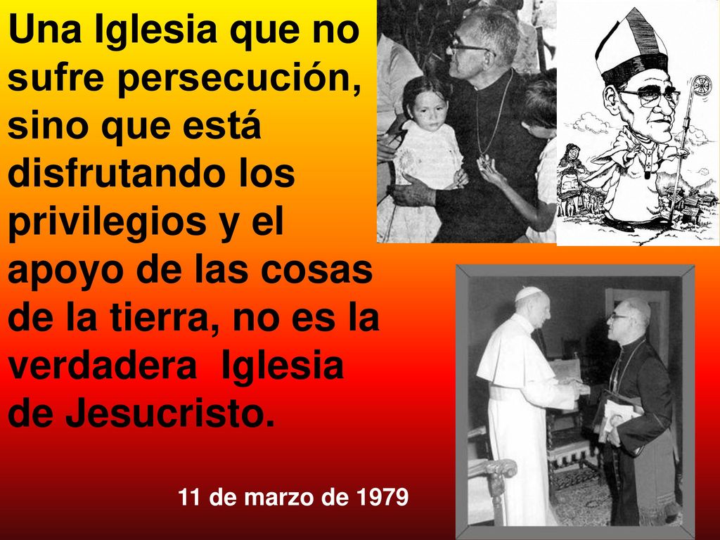 Una Iglesia que no sufre persecución, sino que está disfrutando los privilegios y el apoyo de las cosas de la tierra, no es la verdadera Iglesia de Jesucristo.