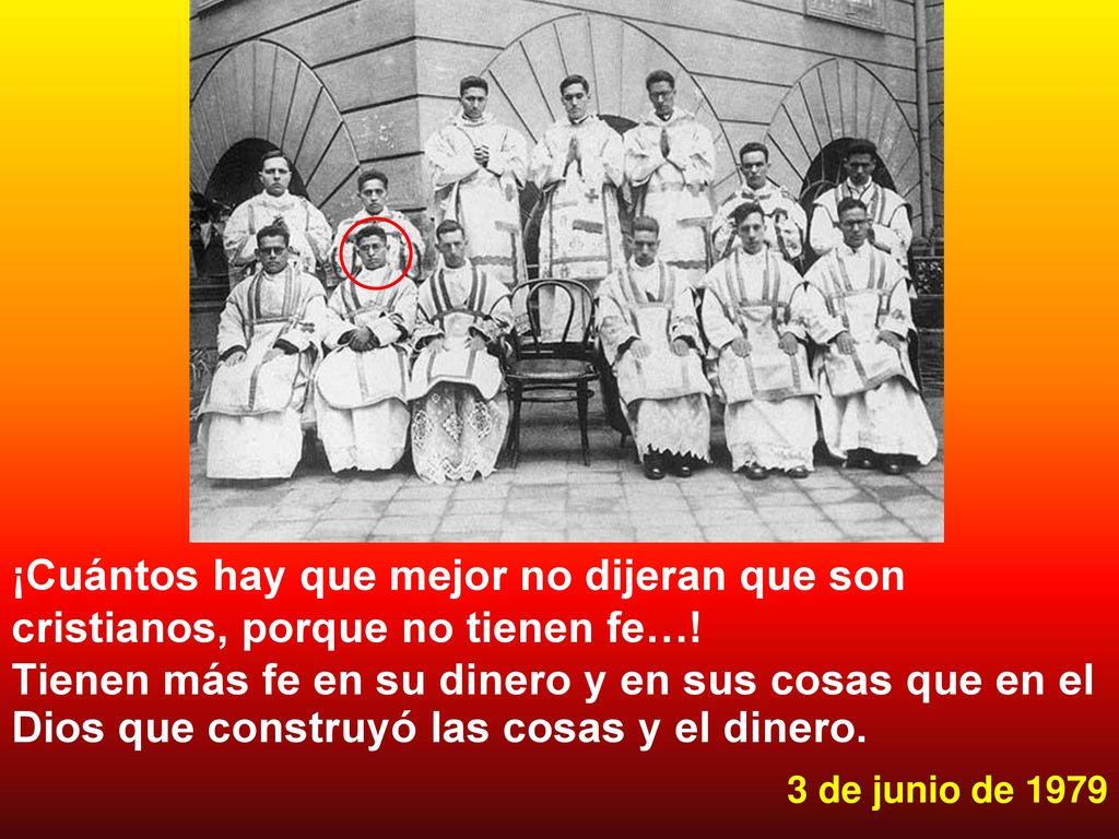 ¡Cuántos hay que mejor no dijeran que son cristianos, porque no tienen fe…!