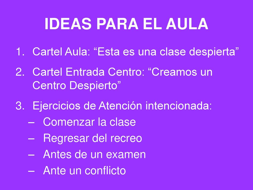 IDEAS PARA EL AULA Cartel Aula: Esta es una clase despierta