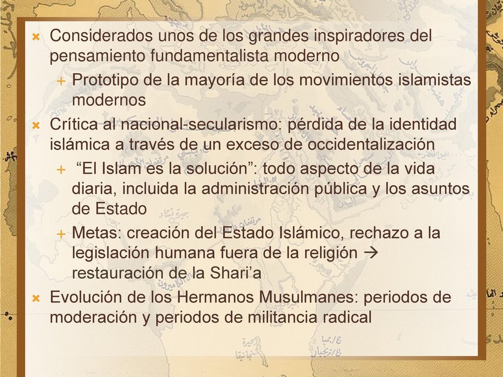 Considerados unos de los grandes inspiradores del pensamiento fundamentalista moderno