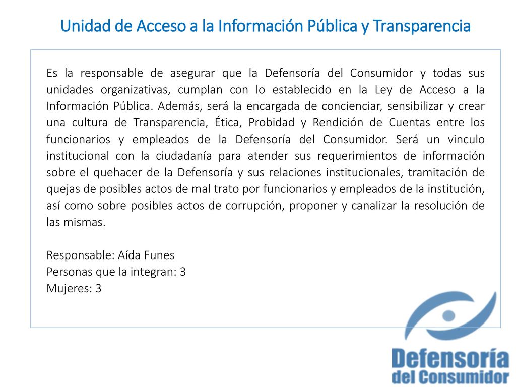 Unidad de Acceso a la Información Pública y Transparencia