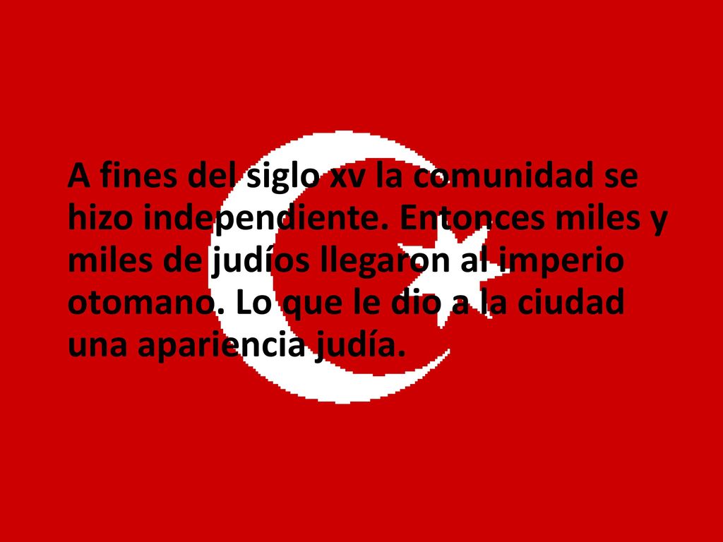 A fines del siglo xv la comunidad se hizo independiente