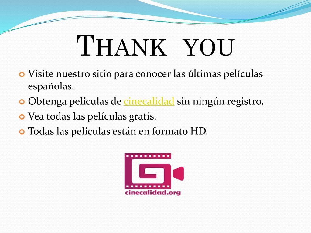 Thank you Visite nuestro sitio para conocer las últimas películas españolas. Obtenga películas de cinecalidad sin ningún registro.