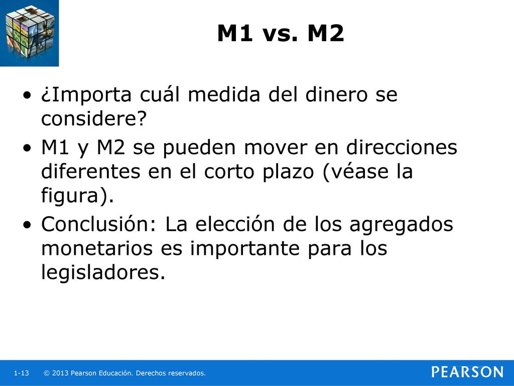 M1 vs. M2 ¿Importa cuál medida del dinero se considere