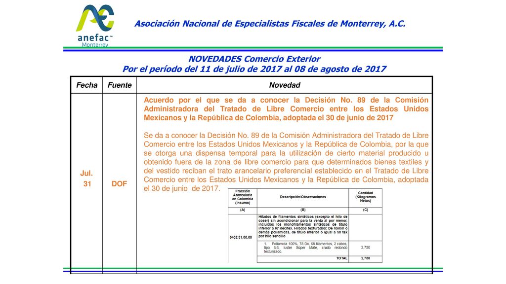 Asociación Nacional de Especialistas Fiscales de Monterrey, A.C.