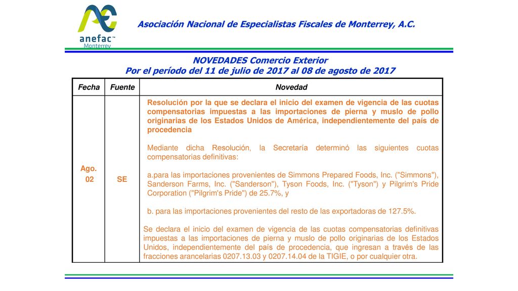 Asociación Nacional de Especialistas Fiscales de Monterrey, A.C.