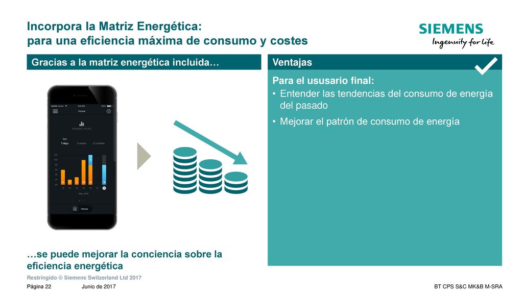 Incorpora la Matriz Energética: para una eficiencia máxima de consumo y costes